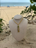 Gold Fishbone Necklace