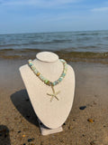 Seaside Starfish Gemstone Necklace