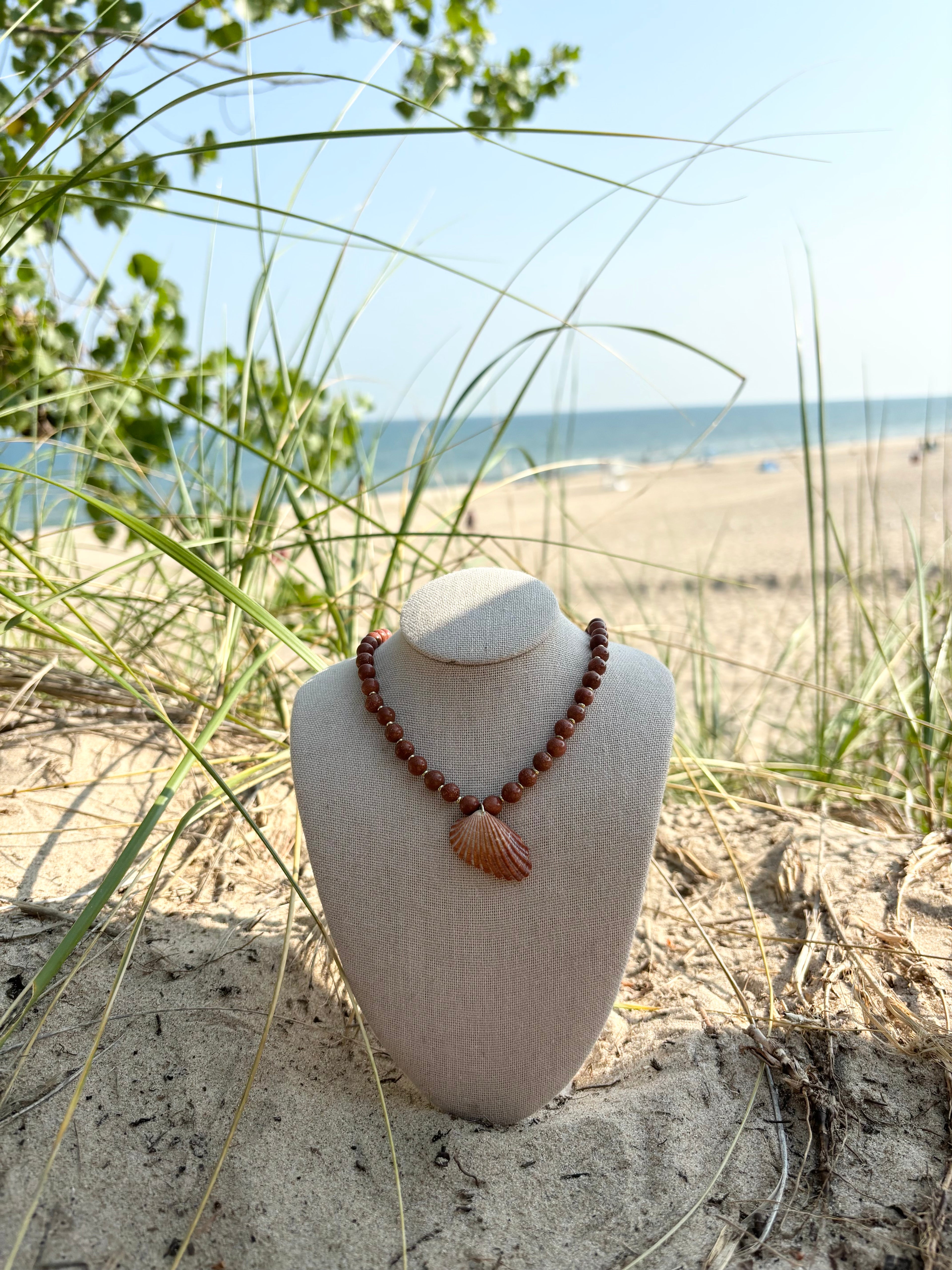 Autumn Coast Shell Necklace
