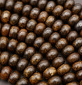 Bronzite Rondelle 8mm