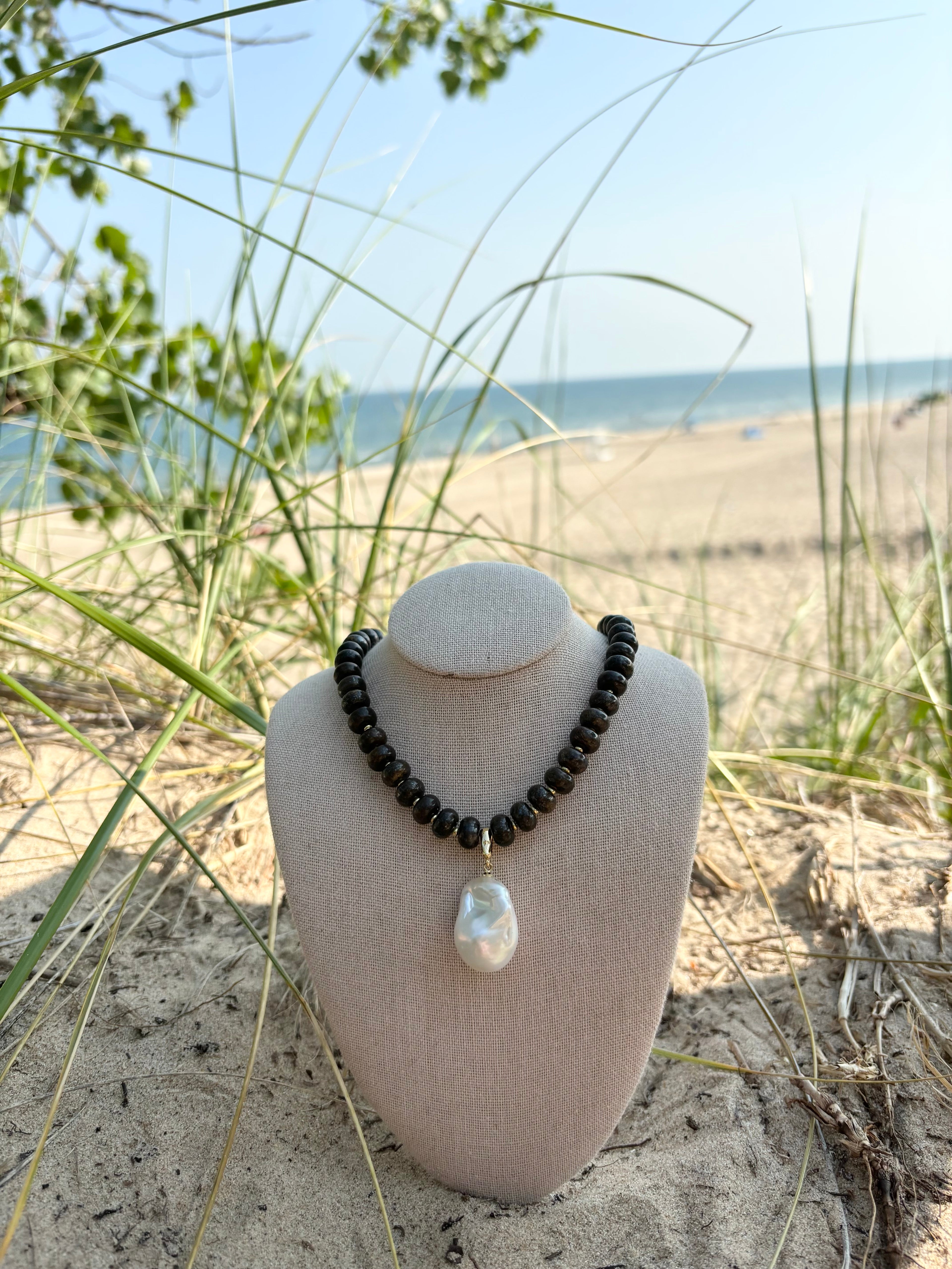 Midnight Pearl Necklace