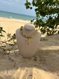 Honey Starfish Necklace
