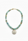 Scallop Shell Coastal Necklace
