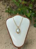 Coastal Pearl Keepsake Necklace