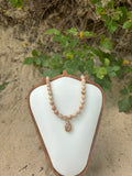 Desert Rose Drop Necklace
