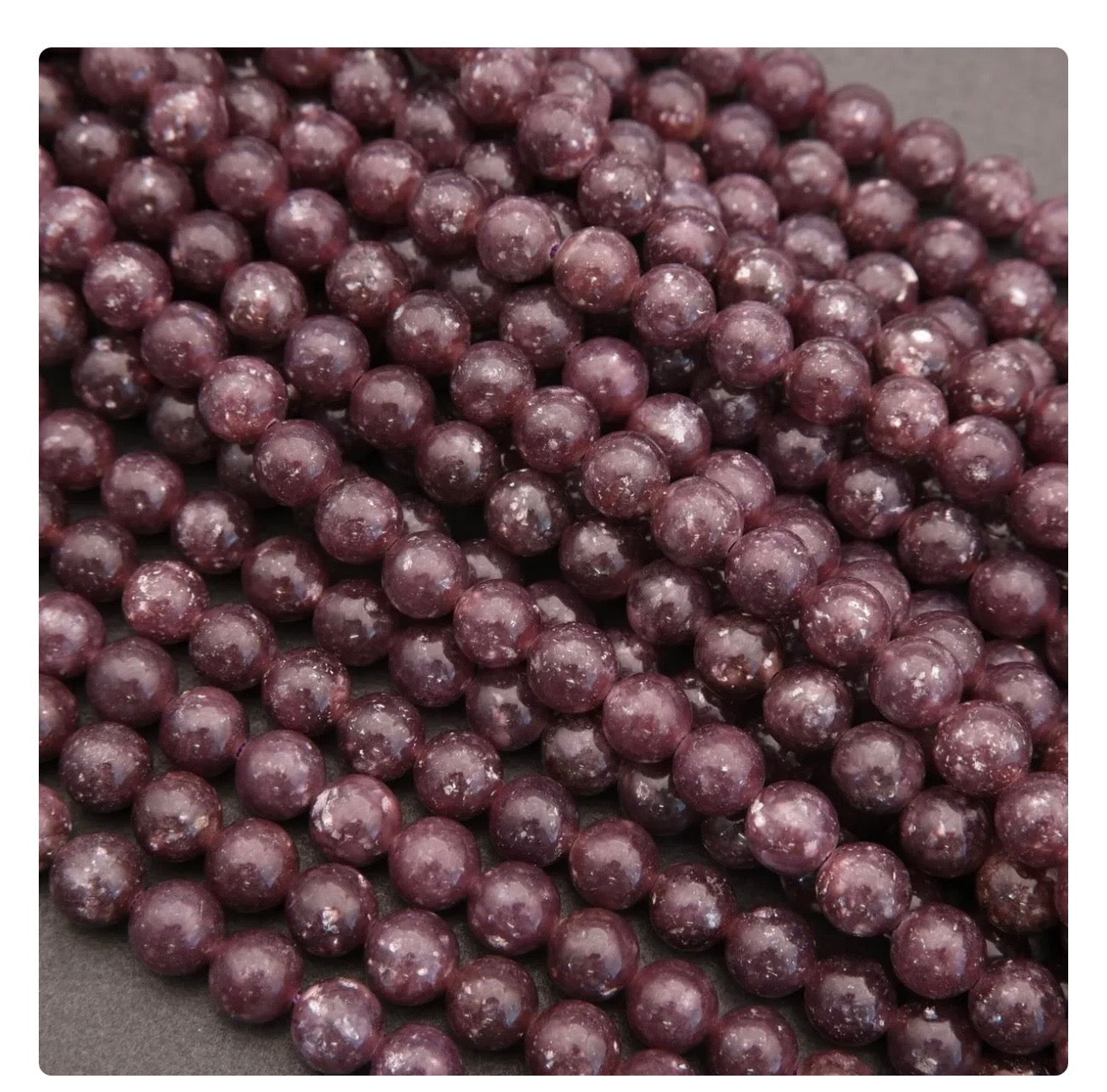 Lepidolite 6mm